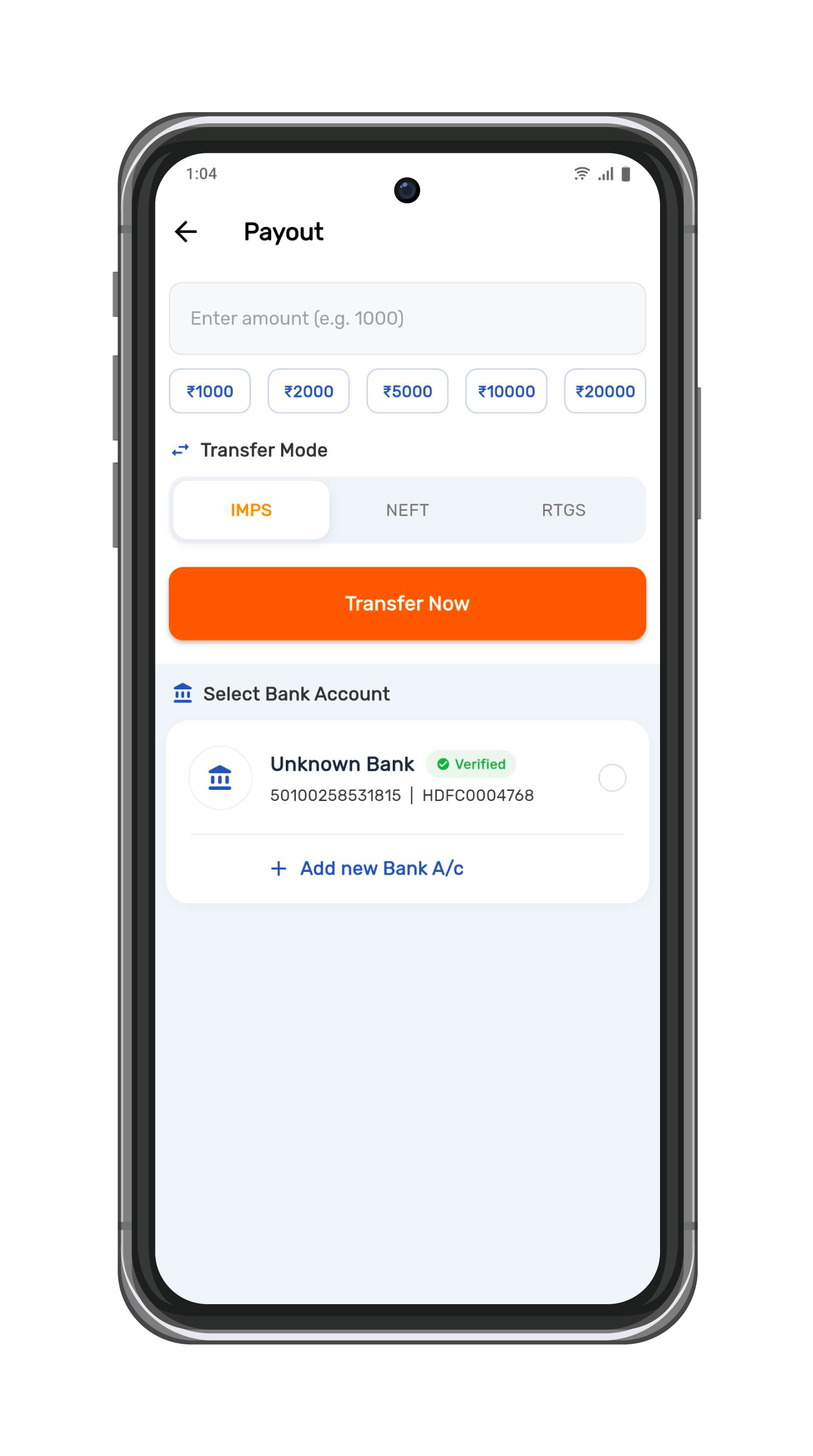 Flycash payout